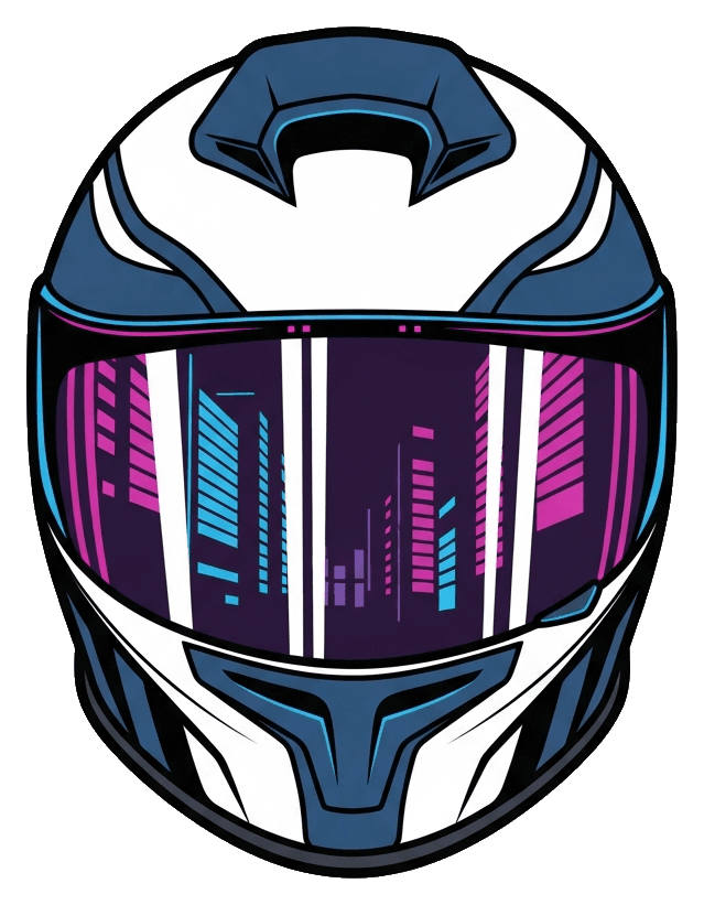 Helm Visier Neon